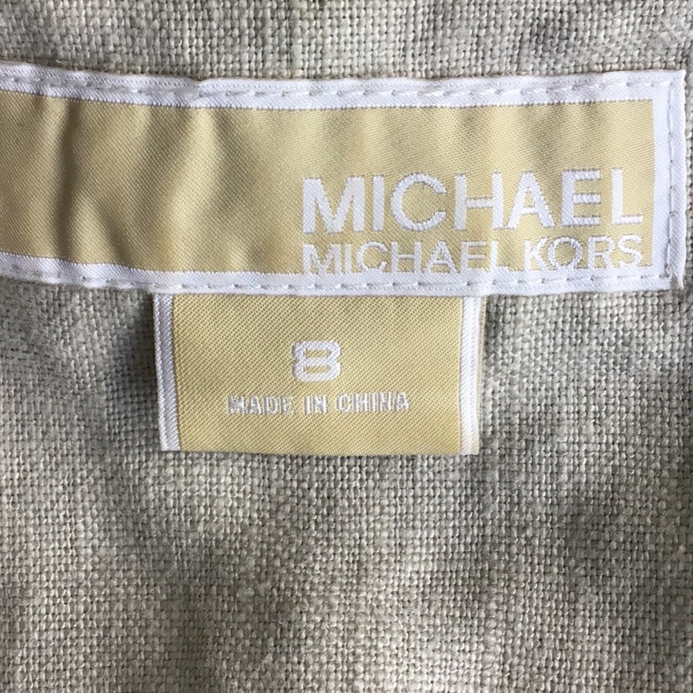 Micheal Micheal Kors Linen Tan Blazer - Picture 5 of 6